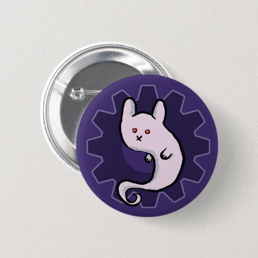 Ghost Bunni Ronde Button 5,7 Cm (Voorkant /achterkant)