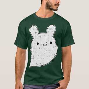 Ghost Bunny Lazy Halloween Costume Cute Rabbit T-shirt