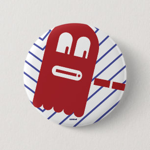 GHOST-Button MET 8 BITS Ronde Button 5,7 Cm