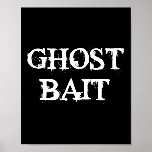 Ghost Byit Funny Paranormal Ghost Hunting Scary Ha Poster (Voorkant)