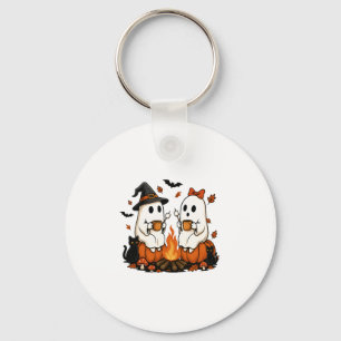 Ghost Campfire Halloween Sleutelhanger