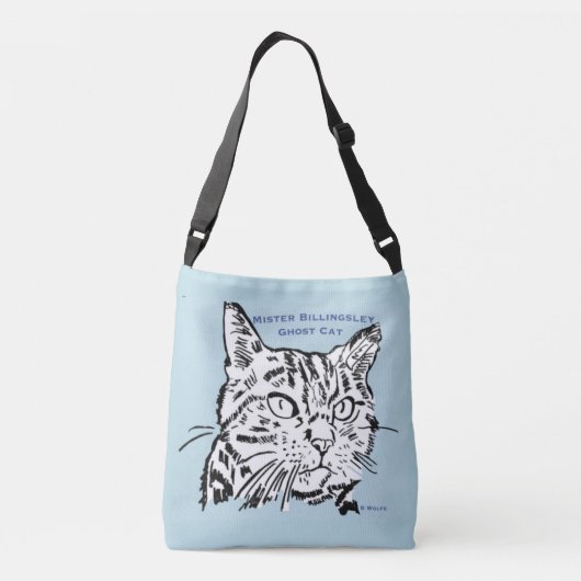 Ghost Cat Bag Crossbody Tas (Achterkant)