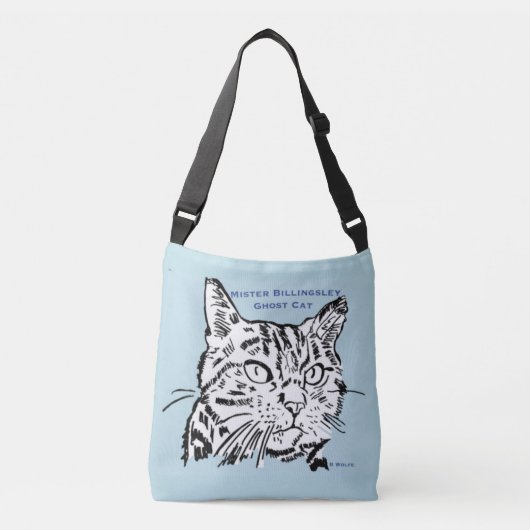 Ghost Cat Bag Crossbody Tas (Voorkant)