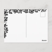 Ghost, Cat, Bat en Pumpkin, Happy Halloween! Briefkaart (Achterkant)