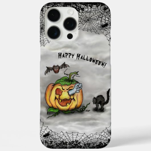 Ghost, Cat, Bat en Pumpkin, Happy Halloween! Case-Mate iPhone Case (Achterkant)