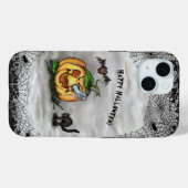 Ghost, Cat, Bat en Pumpkin, Happy Halloween! Case-Mate iPhone Case (Achterkant (horizontaal))