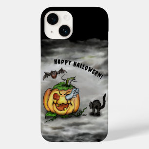Ghost, Cat, Bat en Pumpkin, Happy Halloween! Case-Mate iPhone 14 Hoesje