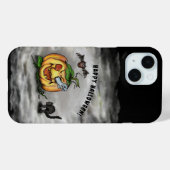 Ghost, Cat, Bat en Pumpkin, Happy Halloween! Case-Mate iPhone Case (Achterkant (horizontaal))