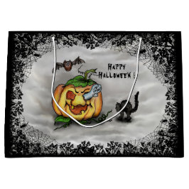 Ghost, Cat, Bat en Pumpkin, Happy Halloween! Groot Cadeauzakje