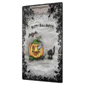 Ghost, Cat, Bat en Pumpkin, Happy Halloween! Klembord (Links)