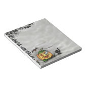 Ghost, Cat, Bat en Pumpkin, Happy Halloween! Notitieblok (Schuin)