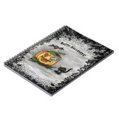 Ghost, Cat, Bat en Pumpkin, Happy Halloween! Notitieboek (Linkerzijde)