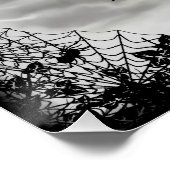 Ghost, Cat, Bat en Pumpkin, Happy Halloween! Perfect Poster (Hoek)