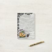 Ghost, Cat, Bat en Pumpkin, Happy Halloween! Post-it® Notes (Op bureau)