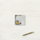 Ghost, Cat, Bat en Pumpkin, Happy Halloween! Post-it® Notes (Op bureau)