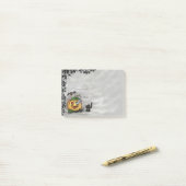 Ghost, Cat, Bat en Pumpkin, Happy Halloween! Post-it® Notes (Op bureau)