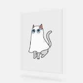 Ghost Cat Classic T-shirt_1 Acryl Bord (Hoek)