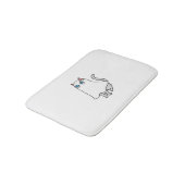 Ghost Cat Classic T-shirt_1 Badmat (Gekanteld)