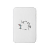 Ghost Cat Classic T-shirt_1 Badmat (Voorkant Verticaal)