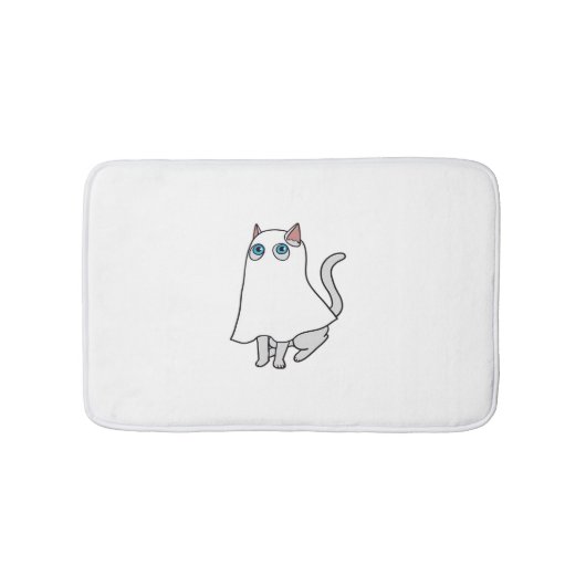 Ghost Cat Classic T-shirt_1 Badmat (Voorkant)