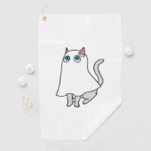 Ghost Cat Classic T-shirt_1 Golfhanddoek (Insitu)