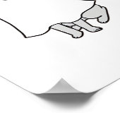 Ghost Cat Classic T-shirt_1 Poster (Hoek)