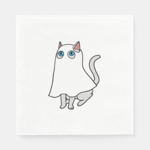 Ghost Cat Classic T-shirt_1 Servet