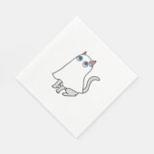 Ghost Cat Classic T-shirt_1 Servet (Hoek)