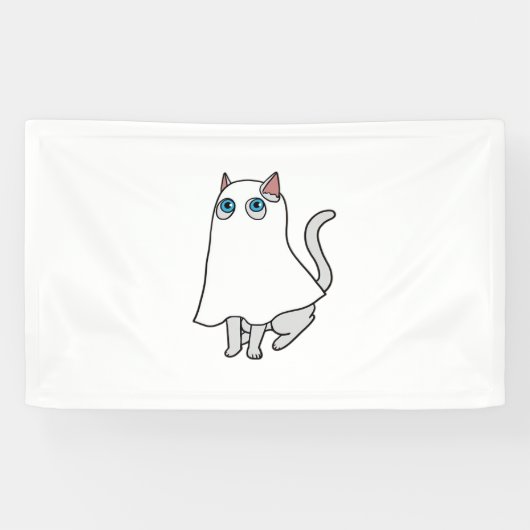 Ghost Cat Classic T-shirt_1 Spandoek (Horizontaal)