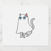 Ghost Cat Classic T-shirt_1 Sparkling Wijnetiket (Enkel label)