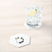 Ghost Cat Classic T-shirt_2 Kartonnen Onderzetters (Insitu)