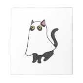 Ghost Cat Classic T-Shirt_2 Notitieblok (Voorkant)