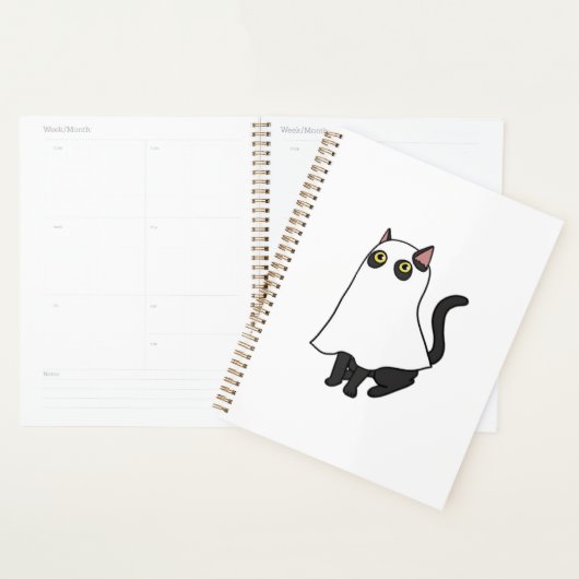 Ghost Cat Classic T-Shirt_2 Planner (Display)