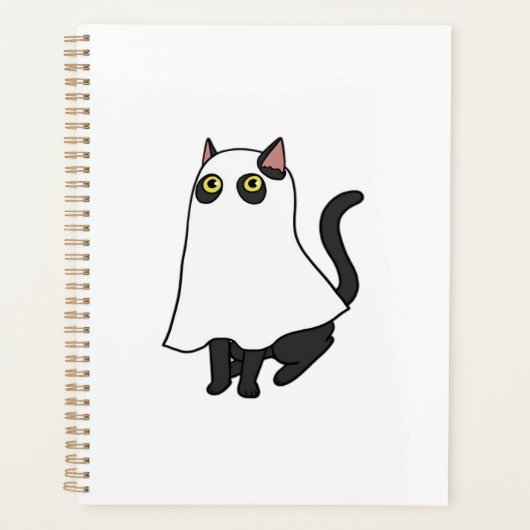 Ghost Cat Classic T-Shirt_2 Planner (Voorkant)