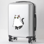 Ghost Cat Classic T-Shirt_2 Sticker (Koffer)