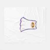 Ghost Cat Classic T-Shirt_3 Fleece Deken (Voorkant (Horizontaal))