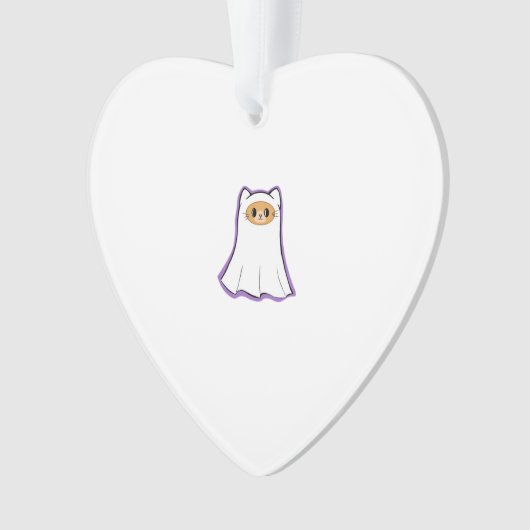 ghost cat Classic T-Shirt_3 Ornament (voorkant)