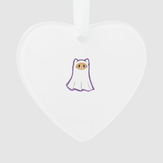 ghost cat Classic T-Shirt_3 Ornament (voorkant)