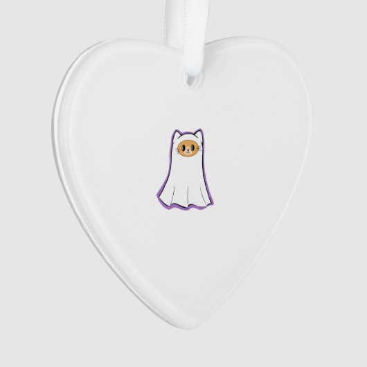 ghost cat Classic T-Shirt_3 Ornament (voorkant)