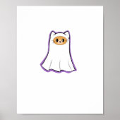 Ghost Cat Classic T-Shirt_3 Poster (Voorkant)