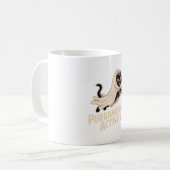 Ghost Cat Classic T-Shirt Koffiemok (Voorkant links)