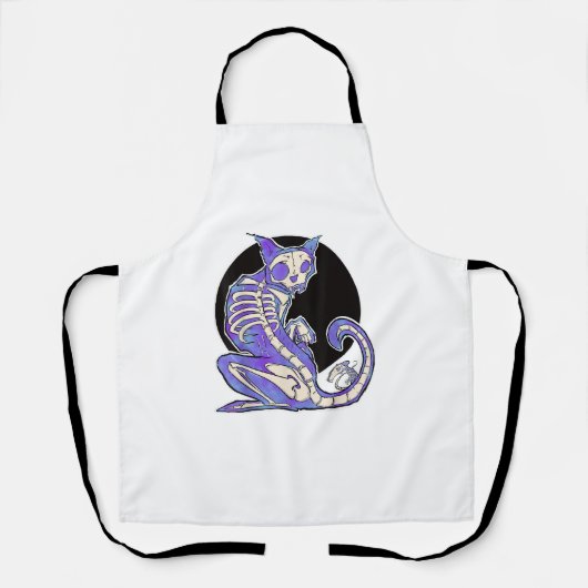 Ghost Cat en Mouse Schort (Voorkant)