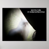 Ghost Cat Is Watching You Poster (Voorkant)