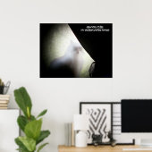 Ghost Cat Is Watching You Poster (Thuiskantoor)