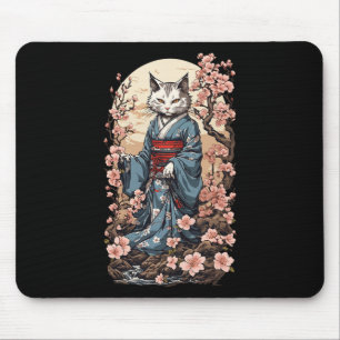 Ghost Cat met Kimono Japanse Yokai Folklore Desi Muismat