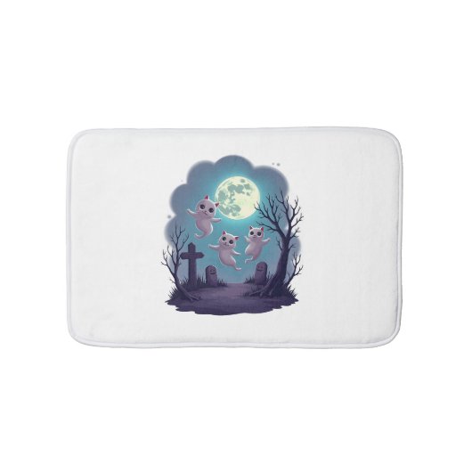 Ghost Cat Parade Badmat (Voorkant)