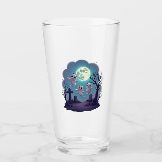 Ghost Cat Parade Glas (Voorkant)