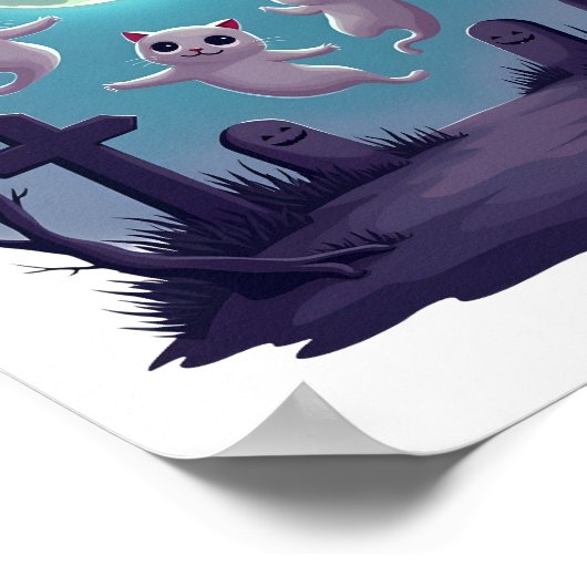 Ghost Cat Parade Poster (Hoek)