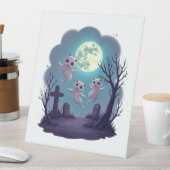 Ghost Cat Parade Reclamebord Met Voetstuk (Insitu)