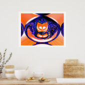 Ghost cat poster (Keuken)